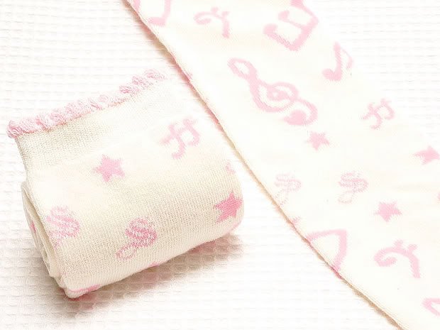 Secret Shop Melody Notes Lolita Socks